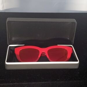 Sunglasses GIVENCHY Red Red Mirrored Cat-Eye Acetate